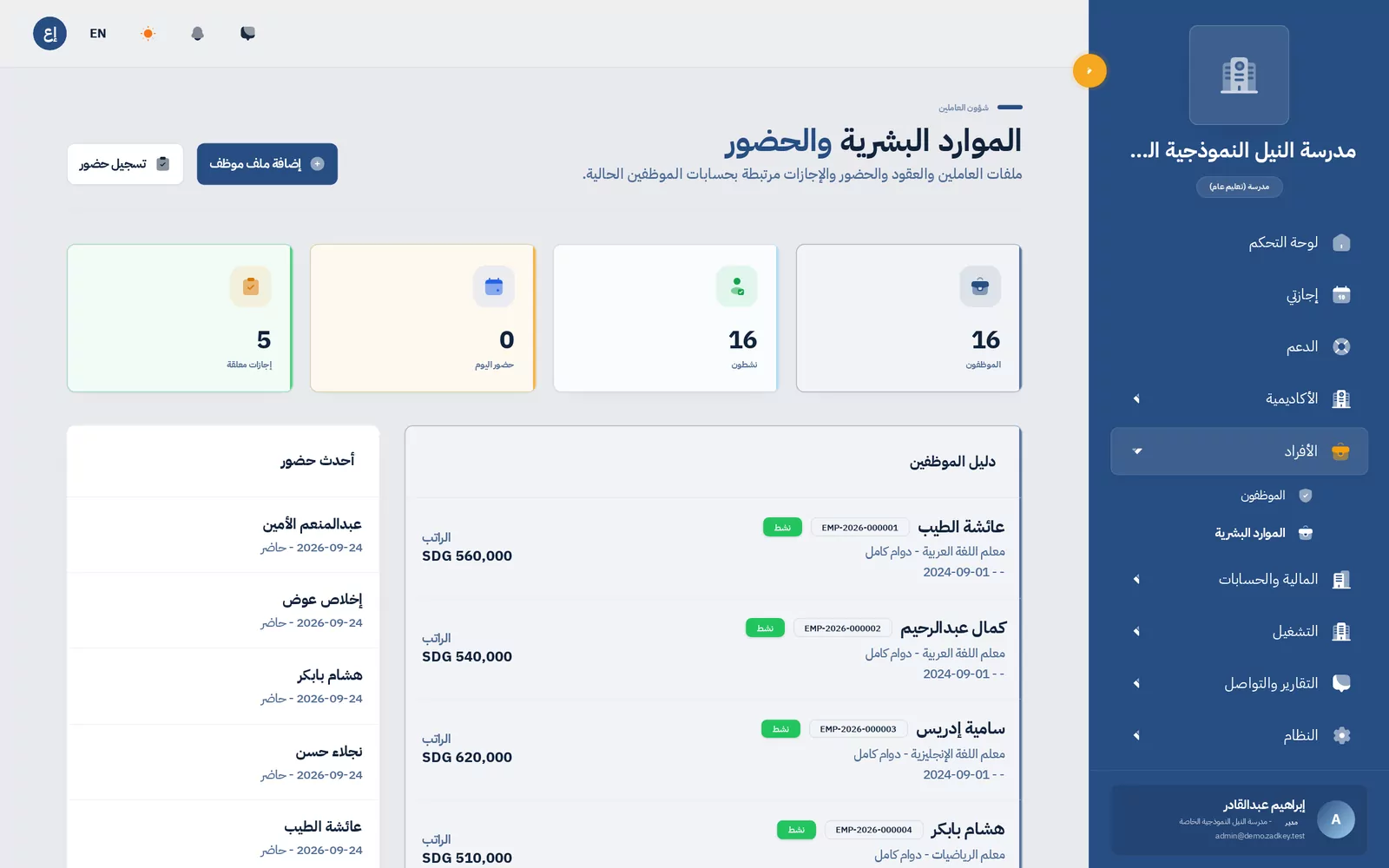 الموارد البشرية