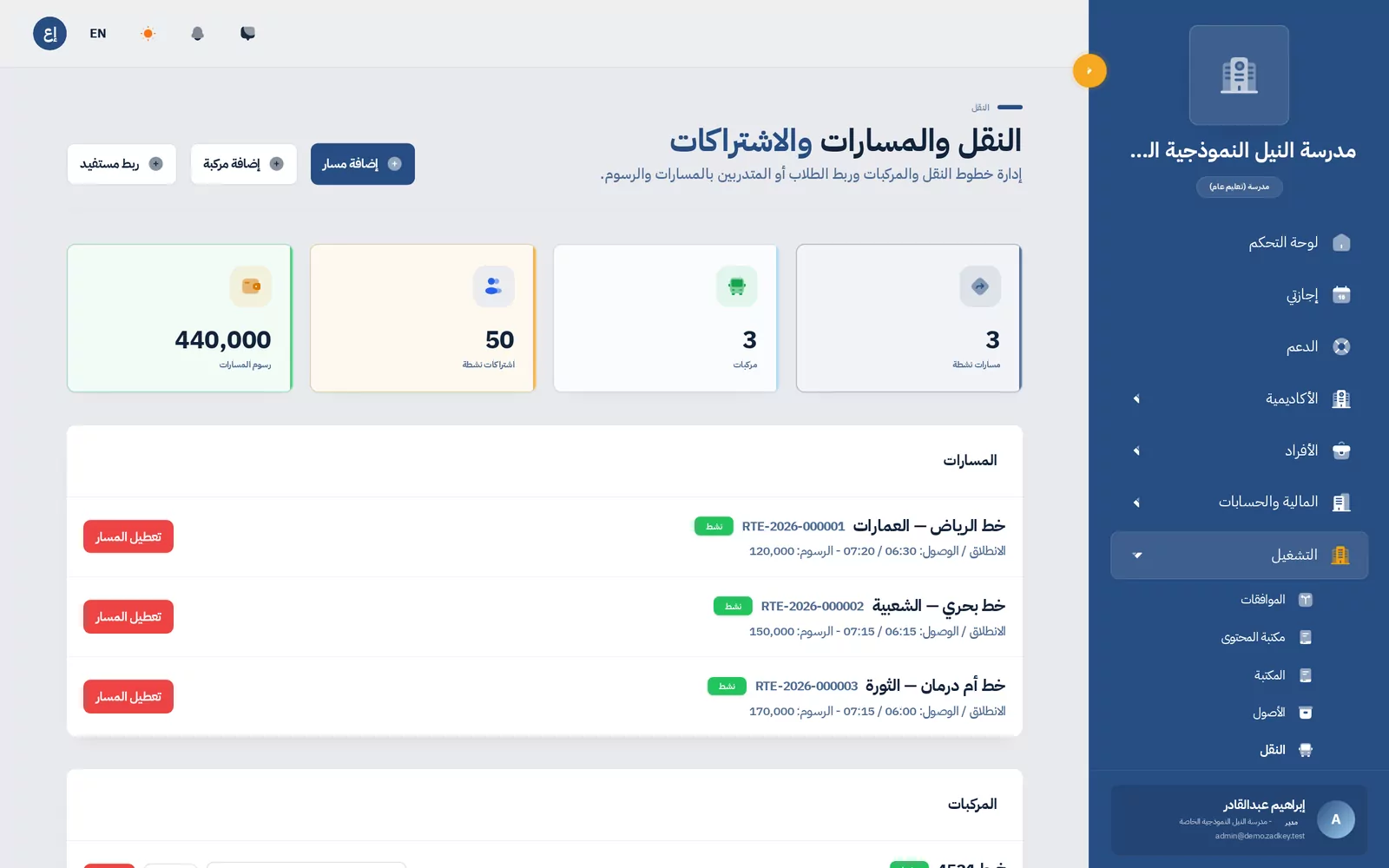 النقل والمكتبة والأصول